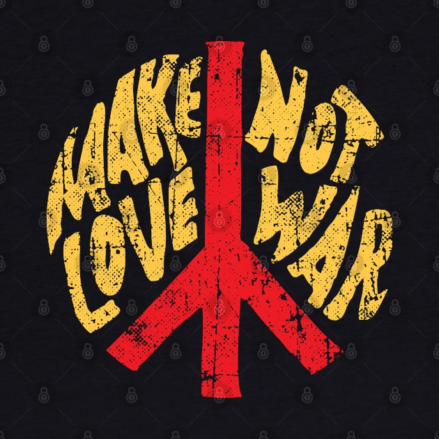 Make Love Not War Peace Sign by artbitz